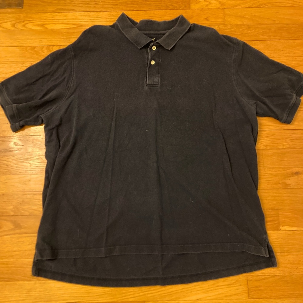 Faded Glory Polo shirt sleeve 2 button collar shirt